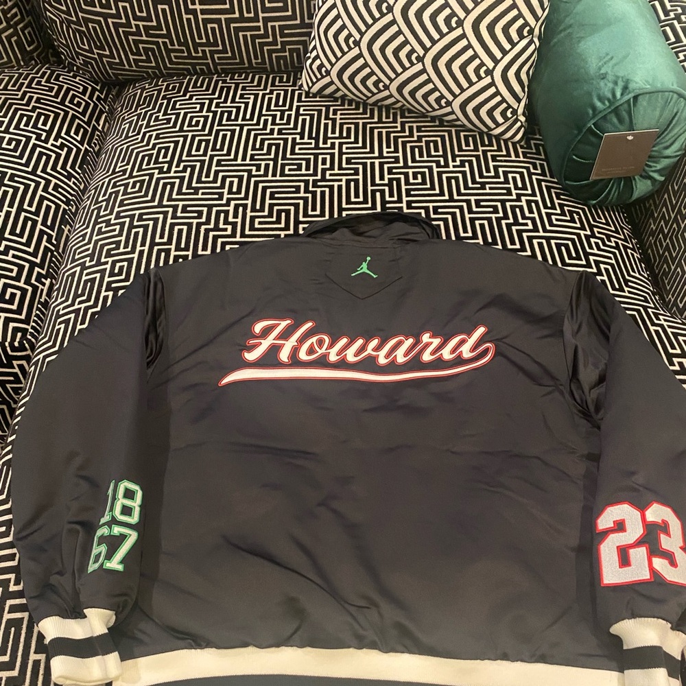 Jordan Women's Black Jacket with Embroidered Accents